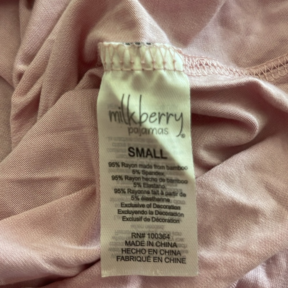 New Milkberry Pajama Set 3 pieces Shirt pants and shorts - Picture 10 of 10